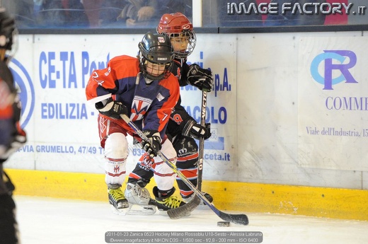 2011-01-23 Zanica 0523 Hockey Milano Rossoblu U10-Sesto - Alessia Labruna